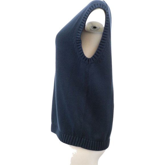NWT LANDS' END BOY'S DRIFTER SWEATER VEST CLASSIC NAVY SMALL (8) - Picture 3 of 10